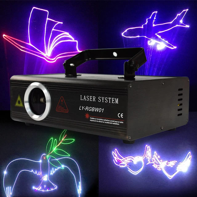 LED RGB LASER Projector Stage Lighting Xmas Party KTV DJ Show Disco ...
