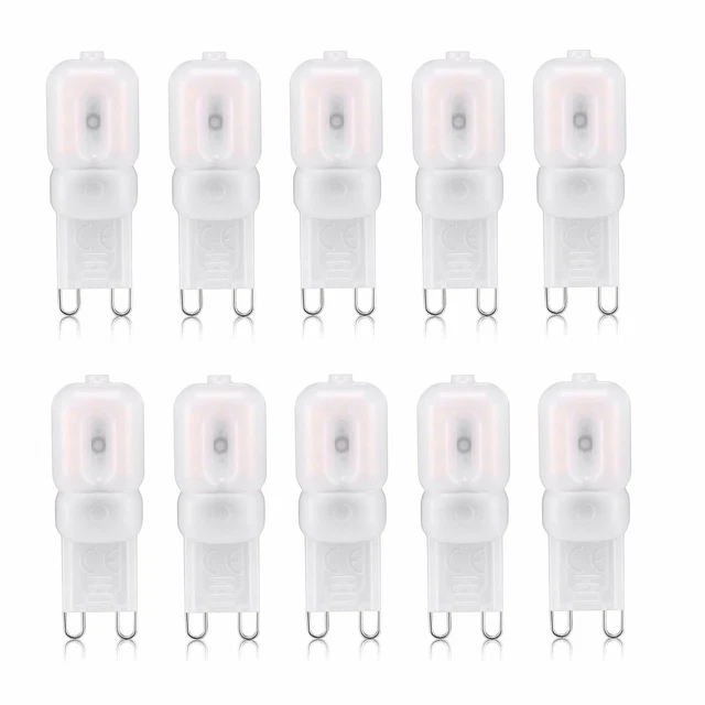 G9 LED 5W Light Bulb Replacement G9 Halogen Capsule Bulbs Dimmable White 240V UK
