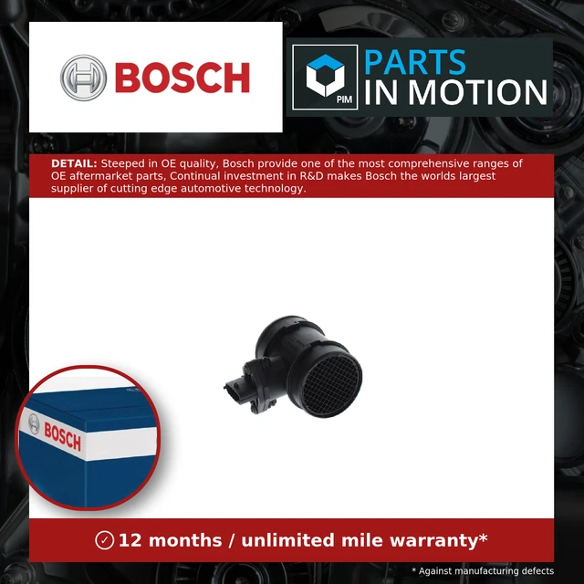 Bosch Genuine Mass Air Flow Meter Sensor 0280218250 – OEM – 5 Year Warranty