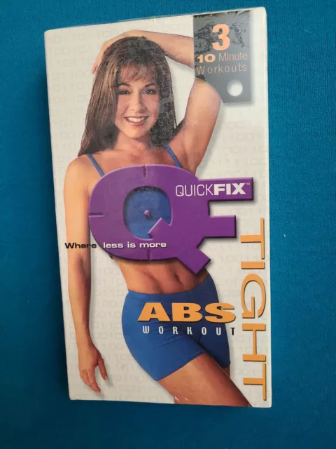 QUICKFIX : TIGHT Abs Workout VHS Video Plus ABS Of Steel Target Toning  Workout $14.99 - PicClick