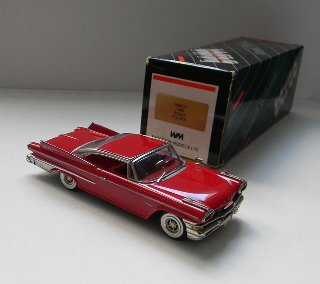 Modèle Réduit Dodge Polara 1960 - Marque Western Models / Brooklin - Échelle 1:43 - Occasion