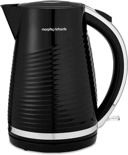 Morphy Richards Dune Collection 1.5 Litre Jug Kettle & 2 Slice Toaster Black 2