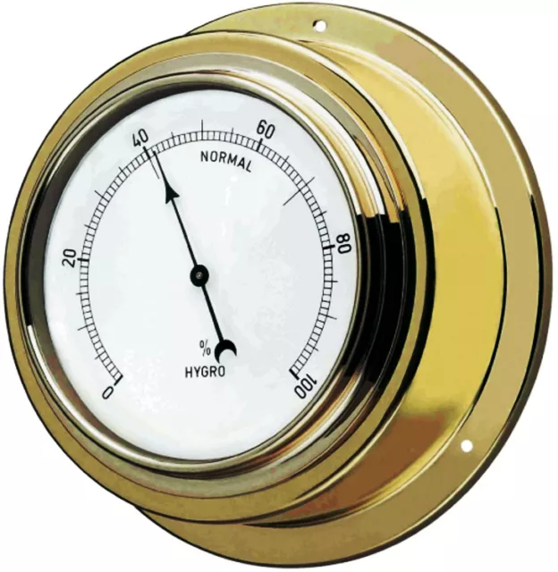 TFA 44.1009 Maritim Schiffshygrometer Luftfeuchte Wetterstation analog Messing