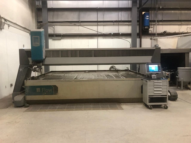 2013 Flow Mach 4 4030c CNC Waterjet XD Head 10x13 Table Size 50HP 60K PSI