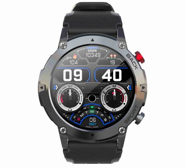 Smartwatch orologio bluetooth Touch Sport Anrufe Cardio Fitness Ios/Android 2