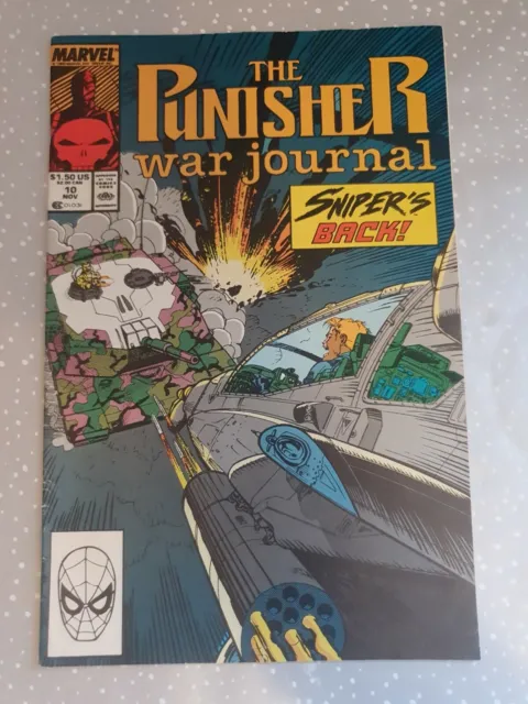 Marvel Comics - The Punisher War Journal Vol 1 #10 - VFN - 1988