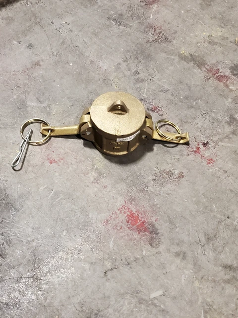 brass camlock DUST CAP, 1.5"