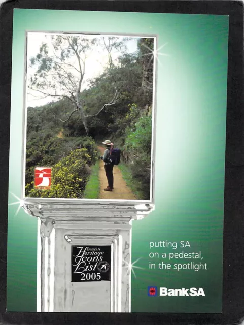 B9597 Australia 2005 Bank SA Heritage Icons Heyson Trail postcard