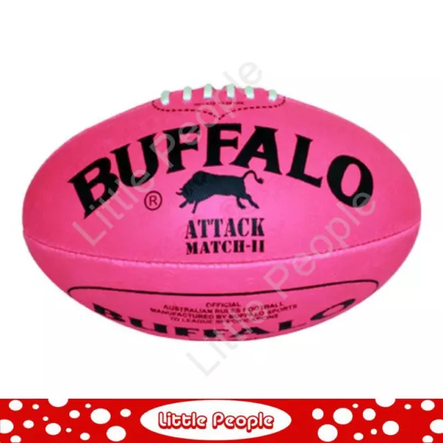 Buffalo Sports Soft Touch Pvc Full Size 22cm Pink Aussie Rules Football