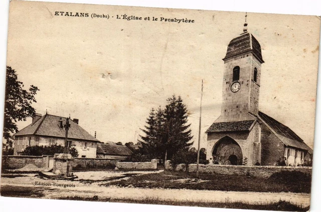 CPA Etalans - L'Église et le Presbytere (183343)