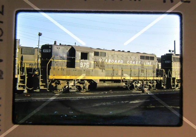 Original  '72 Kodachrome Slide SCL Seaboard Coast Line 975 GP7 Birmingham  39Y37