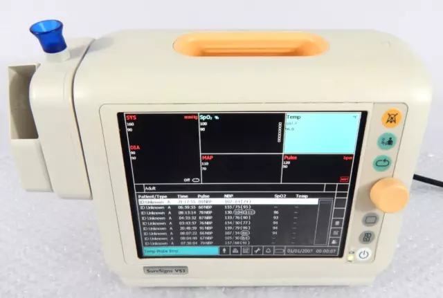 Philips Suresigns Vs3 Vital Signs Monitor S/N 563