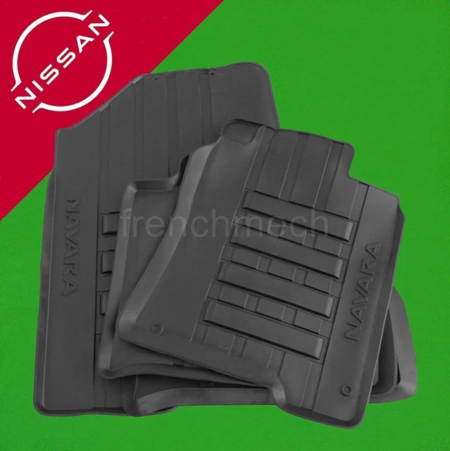 GENUINE NISSAN NAVARA NP300 (D23M) Rubber Floor Mats x4 Front And Rear