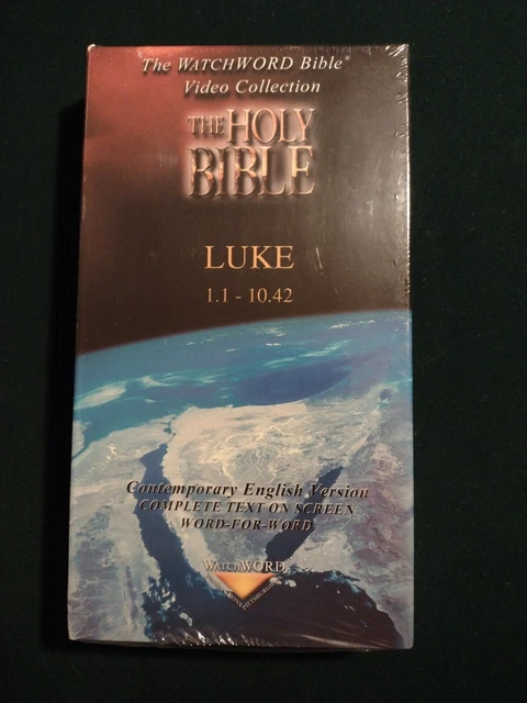 Read Bble THE HOLY BIBLE Luke 1.1-10.42 (VHS 1999) The Watchword Bible video ...