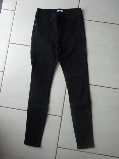 Pantalon Jegging ZARA Noir Effet Croco - Taille M (38/40) - Occasion Très Bon état