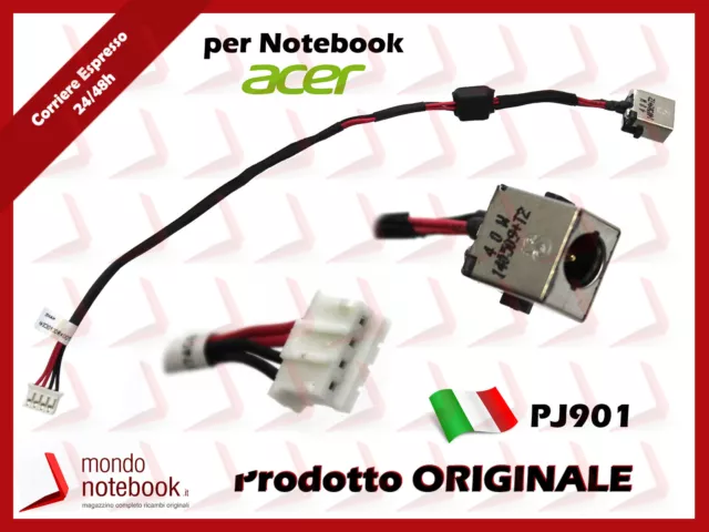 Connettore di Alimentazione DC Power Jack ACER PJ901 Extensa 2510