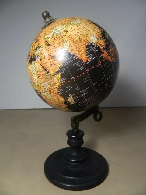 World Globe mini escritorio 9" marrón mapa de mesa para escritorio de oficina