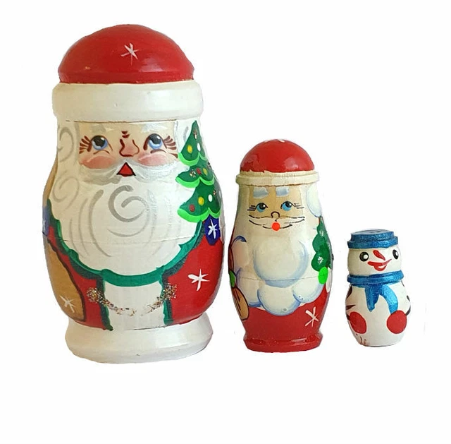 Poupée russe - Matriochka Père Noël (D'occasion) à Plan-Les-Ouates pour