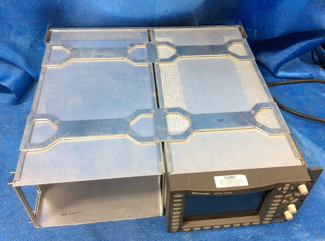 METALLIC FRAME FOR 2 Tektronix WFM7020 WAVEFORM Monitor -CLEAN-