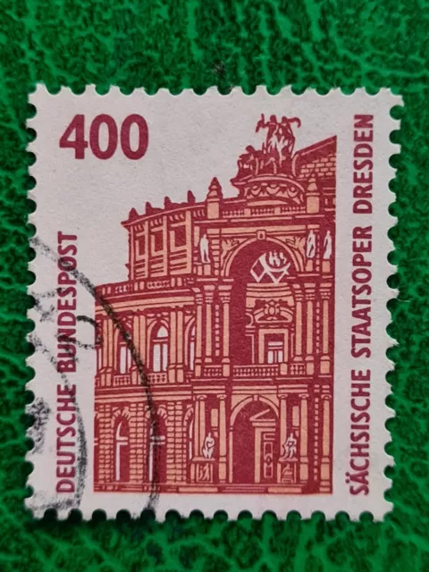 BUND/BRD/ SWK 400 SÄCHSISCHE STAATSOPER DRESDEN MiNR. 1582 gestempelt
