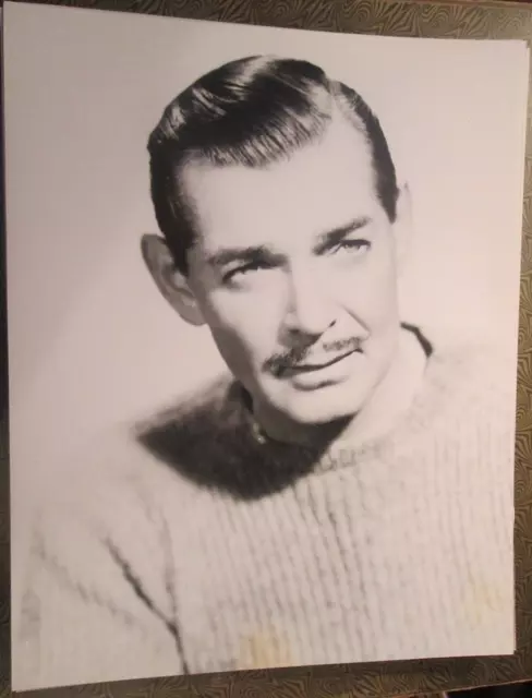 CLARK GABLE  10x8 black and white Photo No.1