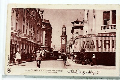 1954 SPAGNA COVER SIVIGLIA A CASABLANCA MAROCCO cartolina SG1015 