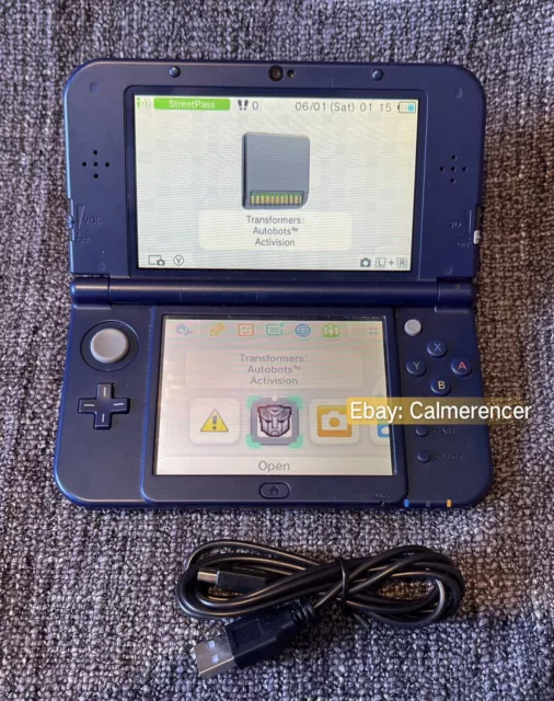Nintendo 3DS XL LL Pokemon XY Xerneas Yveltal Blue Console Stylus JP ver  [H]