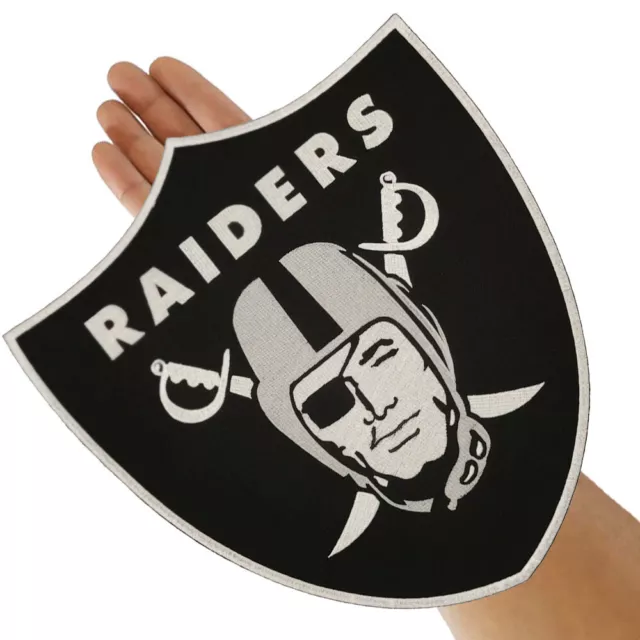 OAKLAND RAIDERS 100 YEAR FOOTBALL  iron on Patches 2 X 4 $3.99 - PicClick