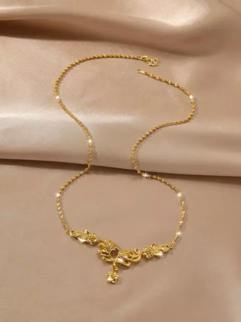 Collares 14K con Dije Colgante de Flor Joyería Fina Regalos para Mujeres