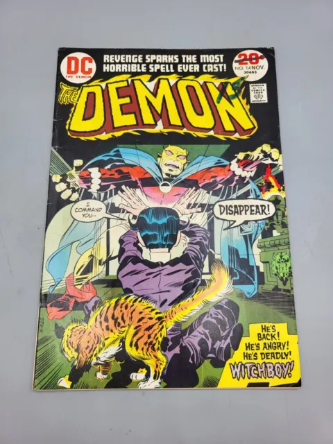 The Demon Vol 2 #14 Nov 1973 Spirit From The Night Illustrated DC Comic Book
