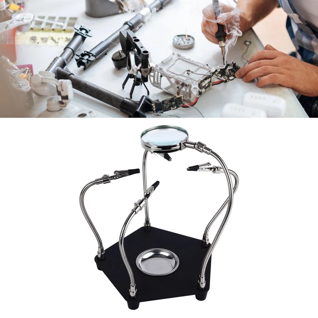 PCB SOLDERING STATION Micro Repair Platform Kit Electronics Holder Non ...