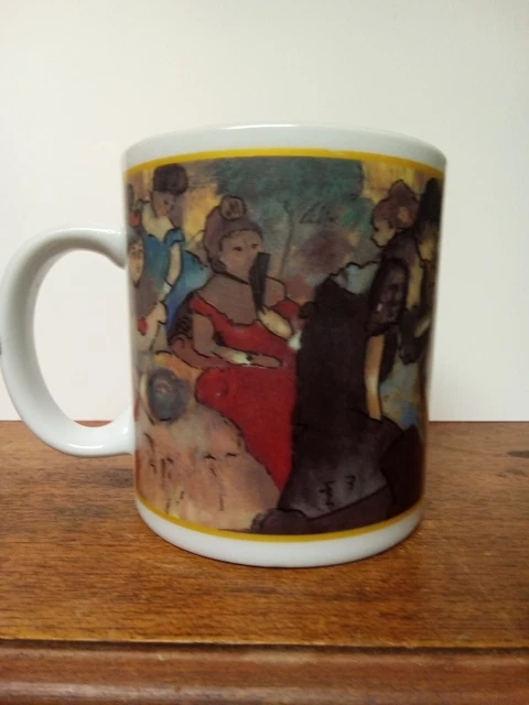 Cafe Arts Degas Ballerina Coffee Mug Tea Cup 14 Oz. Ballet The Paris Opera