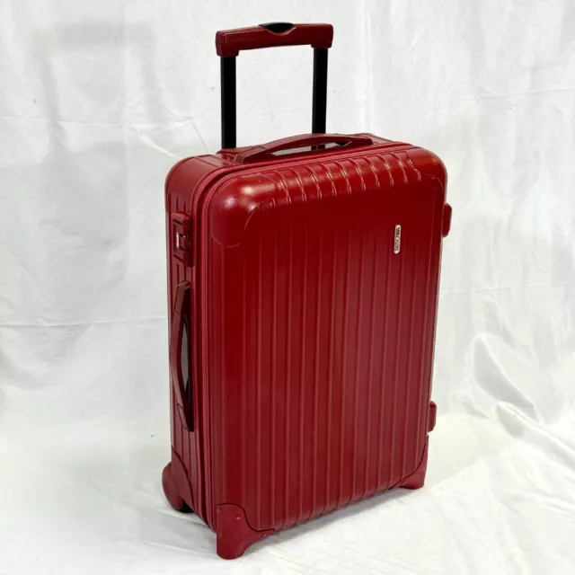 Rimowa Salsa 35L Red 2-wheels Carry Case Suitcase 855 52