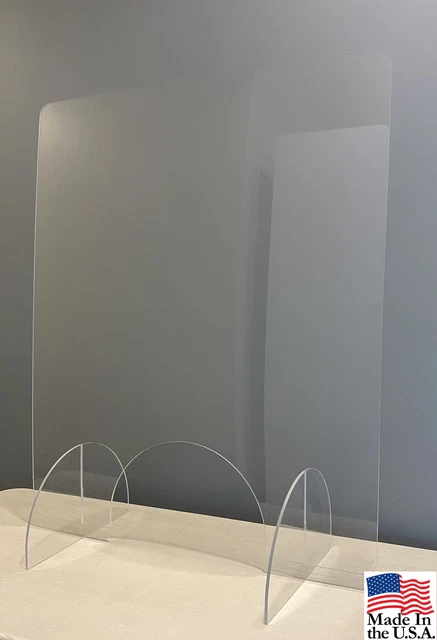 Sneeze Guard & Shield for Counters, Checkout Lines, Desks, and Other