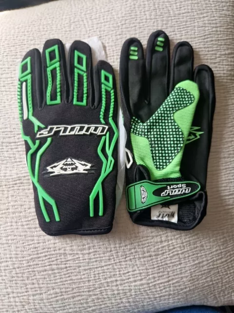 Wulfsport F10 green motocross Adult gloves size S-XXL motorbike mx MTB trial