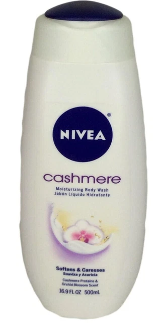 Nuevo lavado corporal Nivea discontinuado toque de cachemira 16,9 oz