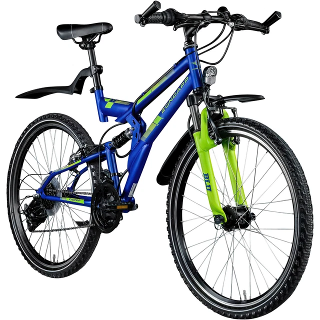 MOUNTAINBIKE 26 ZOLL MTB Fully Shimano 21 Gang Zündapp Blue 3.0
