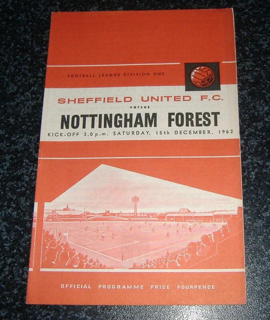 Sheffield Utd v Nottingham Forest 1962/63 *EXC*