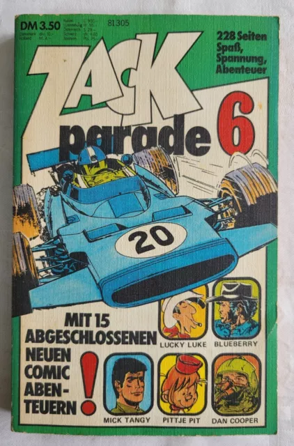 ZACK Parade Nr. 6 * Comic Taschenbuch Koralle Verlag 1974