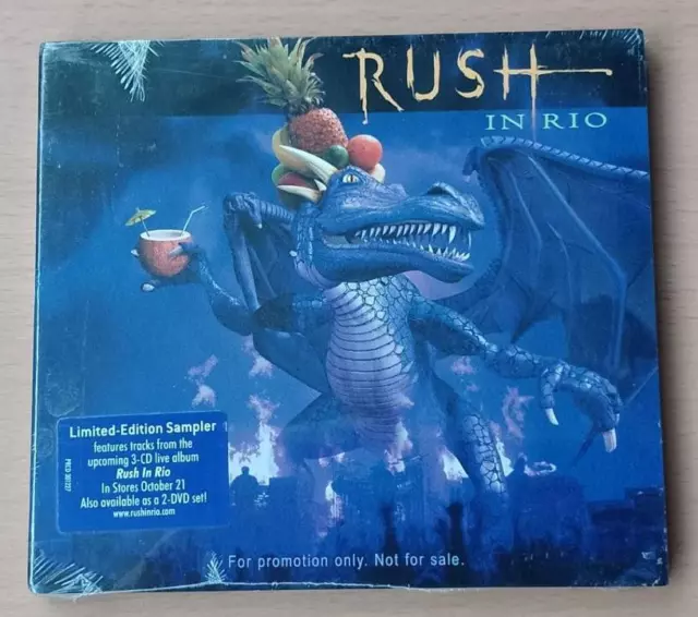 Rush In Rio 6Track Limited Edition Promo Sampler