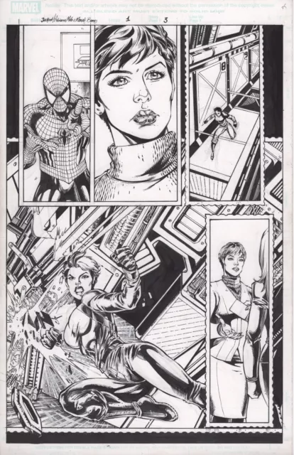 Amazing Spider-Man Presents: Jackpot #1 pg 3 Original Art by Melo & M. Benes