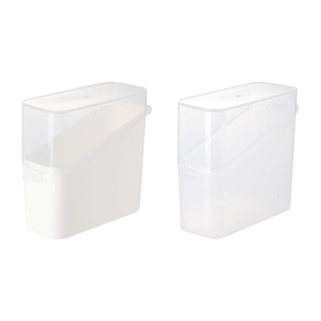 Scatola Porta Bustine Da Tè Con 4 Scomparti – Organizer Trasparente In Plastica Per Frigorifero, Biscotti E Spezie, Divisori Rimovibili - 5