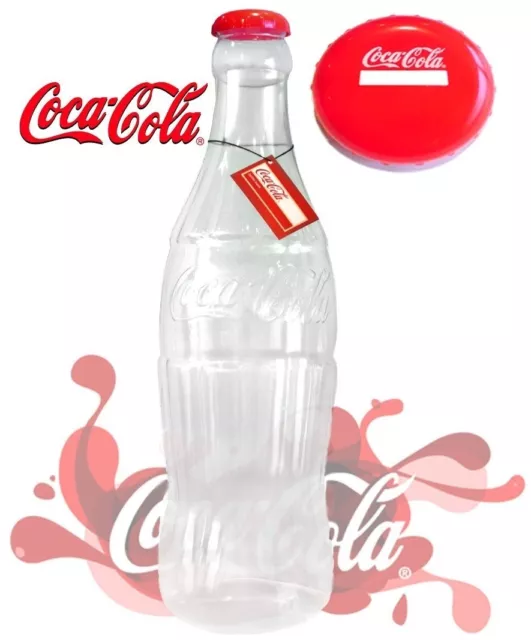 New Official 2Ft Coke Coca Cola Plastic Money Saving Bottle Piggy Bank Giant 2