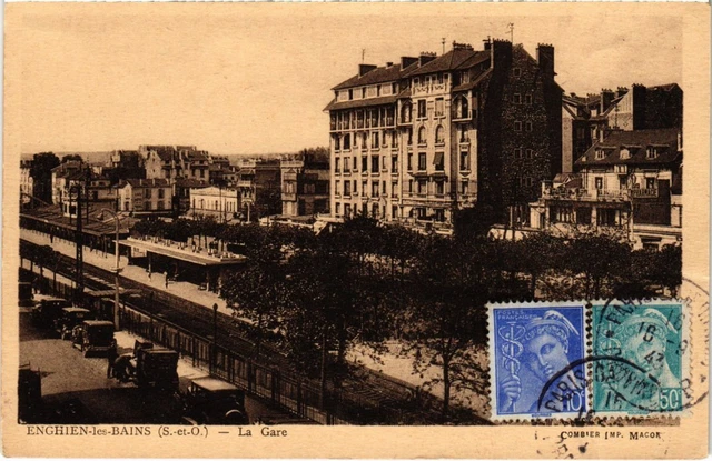 CPA Enghien les Bains La Gare FRANCE (1332918)
