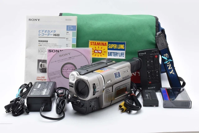 SONY CCD-TRV80 STEREO HI8 8mm Video8 camera Camcorder VCR