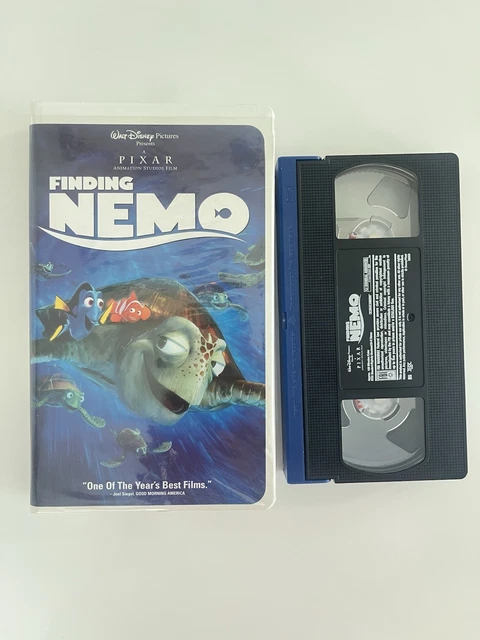 FINDING NEMO VHS Cassette tape Walt Disney Pixar With Clamshell Case £ ...