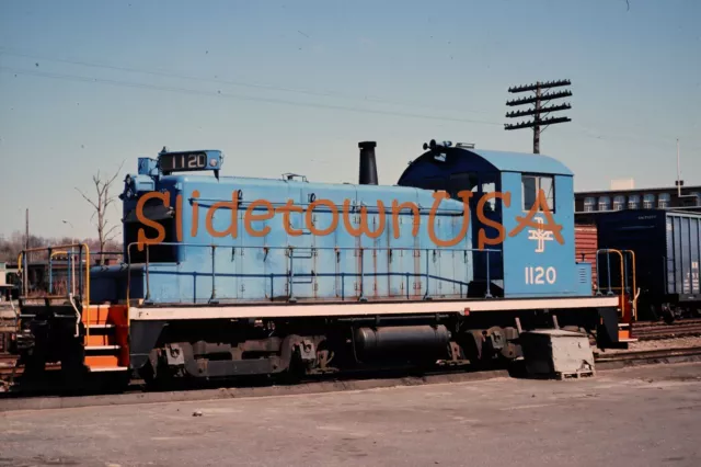 Vtg 1978 Train Slide 1120 BM Boston & Maine Engine X2R005
