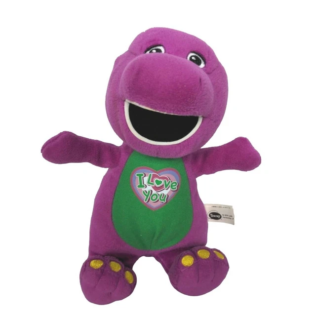 BARNEY PURPLE DINOSAUR Singing Talking Plush Lyons Stuffed Animal 2008