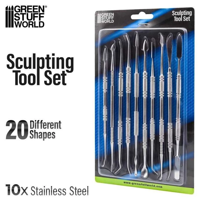 Set D'Outils De Sculpture Aurifex 10 Pièces - Acier Double Face - Neuf Avec Étiquettes