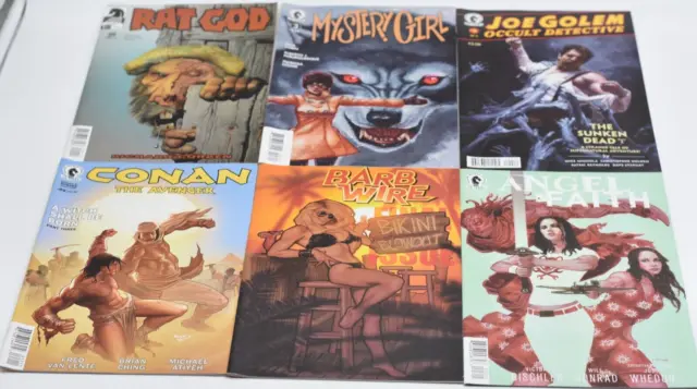 Comics Assorted Lot Dark Horse Comics - 6 Comics RAT GOD - Barb Wire  & MORE YES